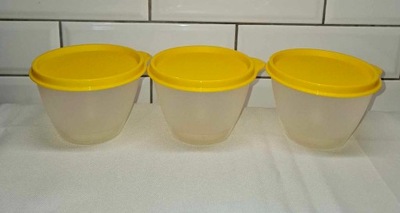 Tupperware MISECZKI CLASSIC 3 x 400 ml - DO PRZECHOWYWANIA W LODÓWCE oryg.