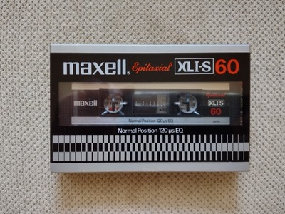 Kaseta MAXELL XLI-S 60, rok 1980