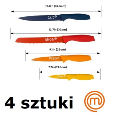 Masterchef Master Szef zestaw 4 noży