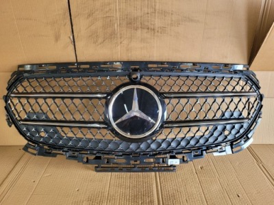 Решітка радіатора решітка решітка радіатора mercedes e klasa w214 22- amg silver diamond фото №1