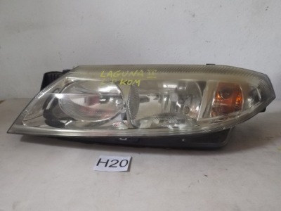 Renault laguna 2 лампа левый перед фото №1