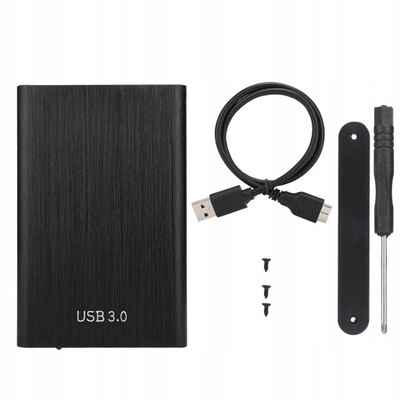 OBUDOWA NA DYSK 2,5CAL SSD SATA USB 3.0 CZARNY