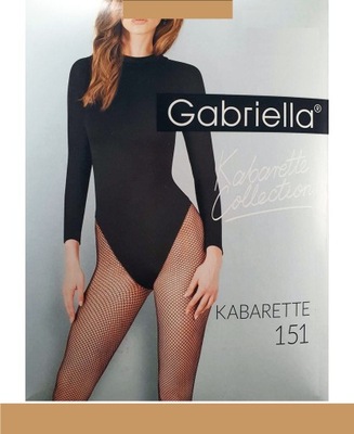 GABRIELLA Rajstopy Kabarette model 151 k.:BEIGE