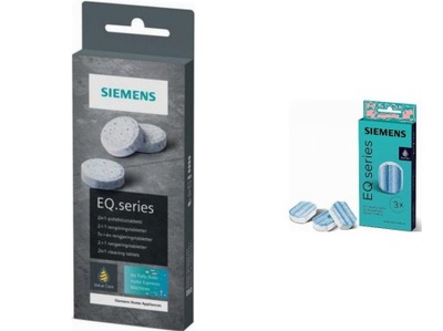 Tabletki czyszczące Siemens TZ80001B Tabletki czyszczące + tabletki odkam