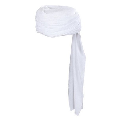 TURBAN ARABA BIAŁY ARABSKI NAKRYCIE GŁOWY