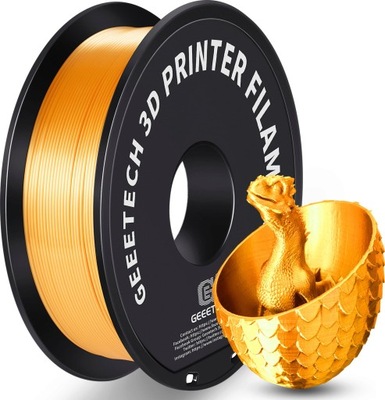 Filament Geeetech Silk PLA 1,75 mm 1000 g złoty złoto Gold