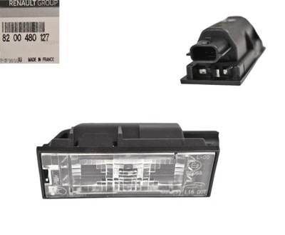 Лампа освещение номерного знака master laguna 8200480127 фото №1