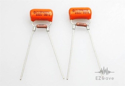 Zestaw kondensatora .002Uf i rezystora 100k Ohm