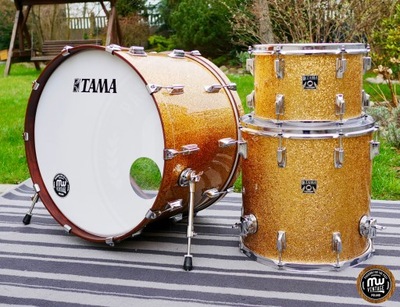 Perkusja Tama Superstar Vintage 24", 13", 16" Gold Sparkle