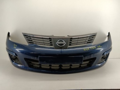 Бампер передний решётка радиатора nissan tiida 04-12 фото №1