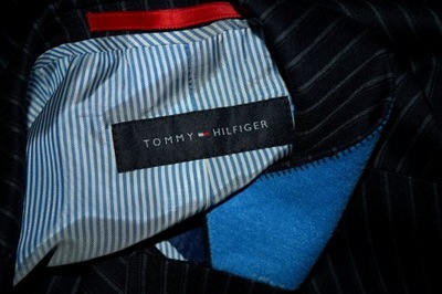 TOMMY HILFIGER 100% wełna granatowa J.NOWA M