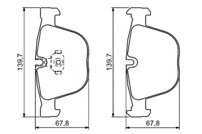 BOSCH ASSORTIMENT DE SABOTS DE FREIN DE FREIN ARRIÈRE BMW X5 (E70), X5 (F - milautoparts-fr.ukrlive.com