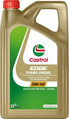 OLEJ SYNTETYCZNY CASTROL EDGE 5W40 TURBO DIESEL 5L