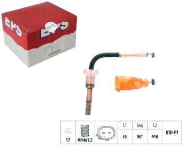 Датчик температуры выхлопных газов audi eps фото №1