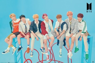 BTS Bangtan Zespół - plakat 91,5x61 cm