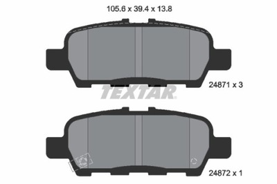 TRINKELĖS STABDŽIŲ SUZUKI GAL. GRAND VITARA 05-/JUKE/MURANO 2487101 