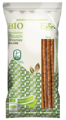 PALUSZKI ORKISZOWE PEŁNOZIARNISTE SOLONE BIO 150 g - ENVOY (PALUSZKI BIO -