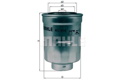 MAHLE FILTRO COMBUSTIBLES CITROEN MITSUBISHI MAHLE  