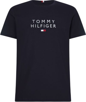 Koszulka T-shirt męski Tommy Hilfiger granatowy r. M