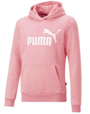 Bluza dresowa PUMA 587031 63 z kapturem róż 116