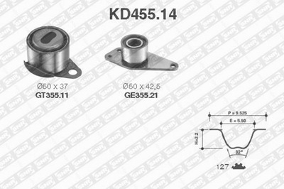 SNR KD455.14 SNR ГРМ КОМПЛЕКТ. Z РЕМНЕМ