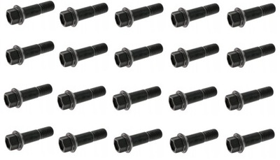 20X SCREW FOR KOL DISCS MERCEDES 14X1,5 45MM BALL BLACK W213 W221 W222 W251  