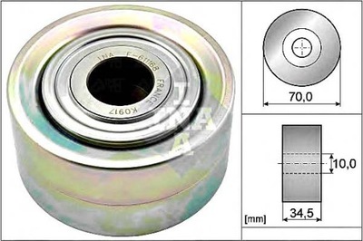 Ina ролик напрямна ремінь mercedes actros mp4 / m фото №1