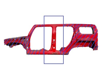 Hummer h3 06-10r блок двигателя порог кузовной b lh фото №1