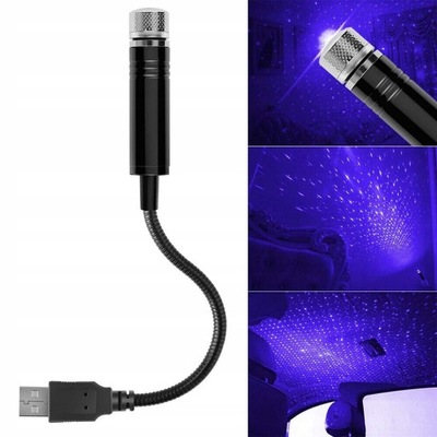 DIODO LUMINOSO LED PROJECTOR PARA CAR USB STAR EFFECT  