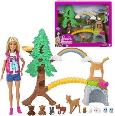 Lalka Barbie Przewodniczka +zwierzątka GTN60