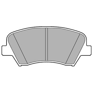 DELPHI КОЛОДКИ ГАЛЬМІВНІ ПЕРЕД LP2293 LP2293