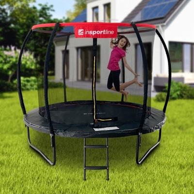 TRAMPOLINA Z PEŁNYM WYPOSAŻENIEM INSPORTLINE 244CM