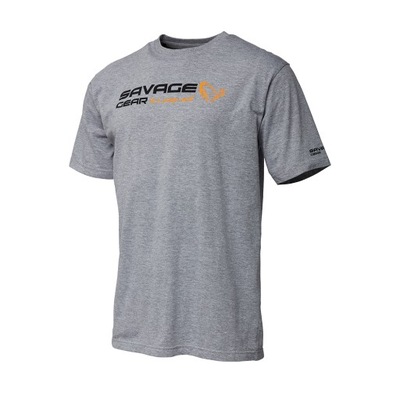 Koszulka T-SHIRT Savage Gear Logo S GREY Ink 73649