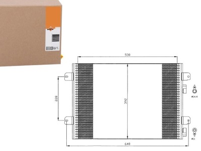 NRF35542 CONDENSADOR DE ACONDICIONADOR RENAULT SCENIC/MEG  