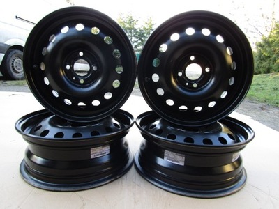 4 PCS. DISCS 15 NISSAN NOTE MICRA K12 K13 5,5J 4X100 / ORIGINAL  