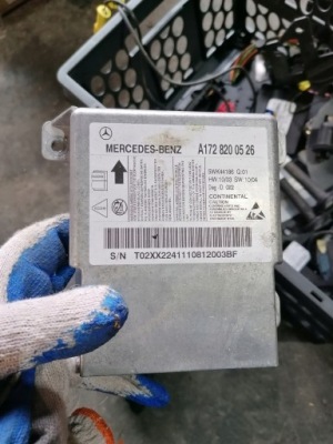 Mercedes w172 slk модуль подушек датчик air bag фото №1