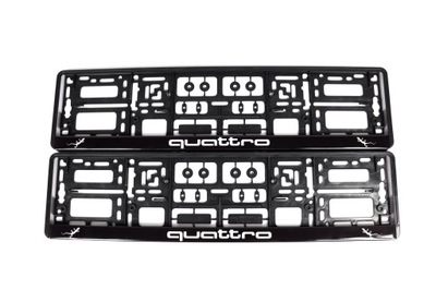 FRAMES PLATES REJESTRACYJNEJ AUDI QUATTRO GEKON SUPER QUALITY WIZUALNA ASO  