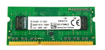 Pamięć RAM DDR3L Kingston KVR16LS11/4 4 GB