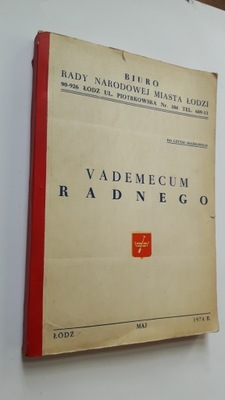 VADEMECUM RADNEGO Lodz 1974