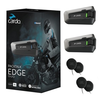 INTERKOM PARA MOTOCICLETA CARDO PACKTALK EDGE DUO  