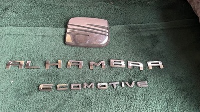 SEAT ALHAMBRA ECOMOTIVE EMBLEM INSCIPTION LOGO  