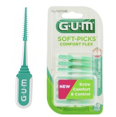 GUM SOFT-PICKS COMFORT FLEX ELASTYCZNE WYKAŁACZKI