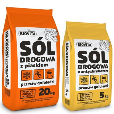 Sól drogowa Biovita 25 kg