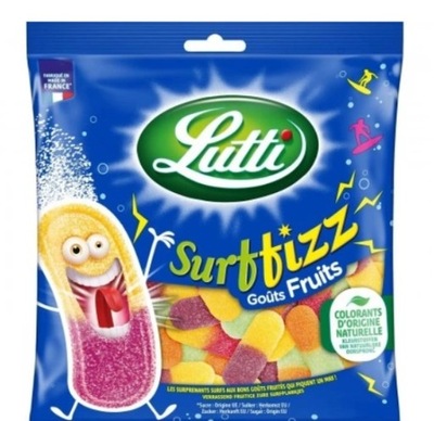 1x 100g LUTTI Surrffizz żelki UK