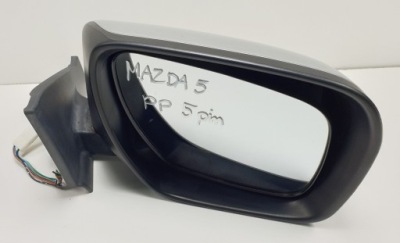 Зеркало правое 5 pin 22v mazda 5 i 012284 europa фото №1