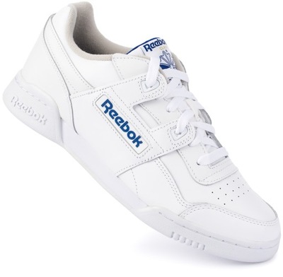 REEBOK WORKOUT PLUS MĘSKIE BIAŁE BUTY SNEAKERSY SPORTOWE SKÓRZANE r. 44