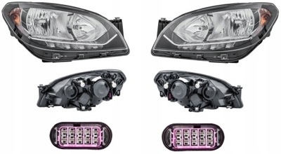 Фара лампа skoda citigo 12- hella l+p фото №1