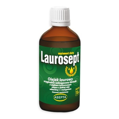 ASEPTA Laurosept obohatená receptúra 10ml -Vavrínový olej + kurkumový olej
