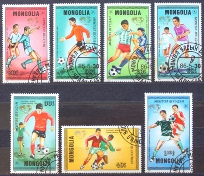 MONGOLIA - 1986 - MISTRZOSTWA W FUTBOLU