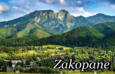 Magnes na lodówkę Zakopane